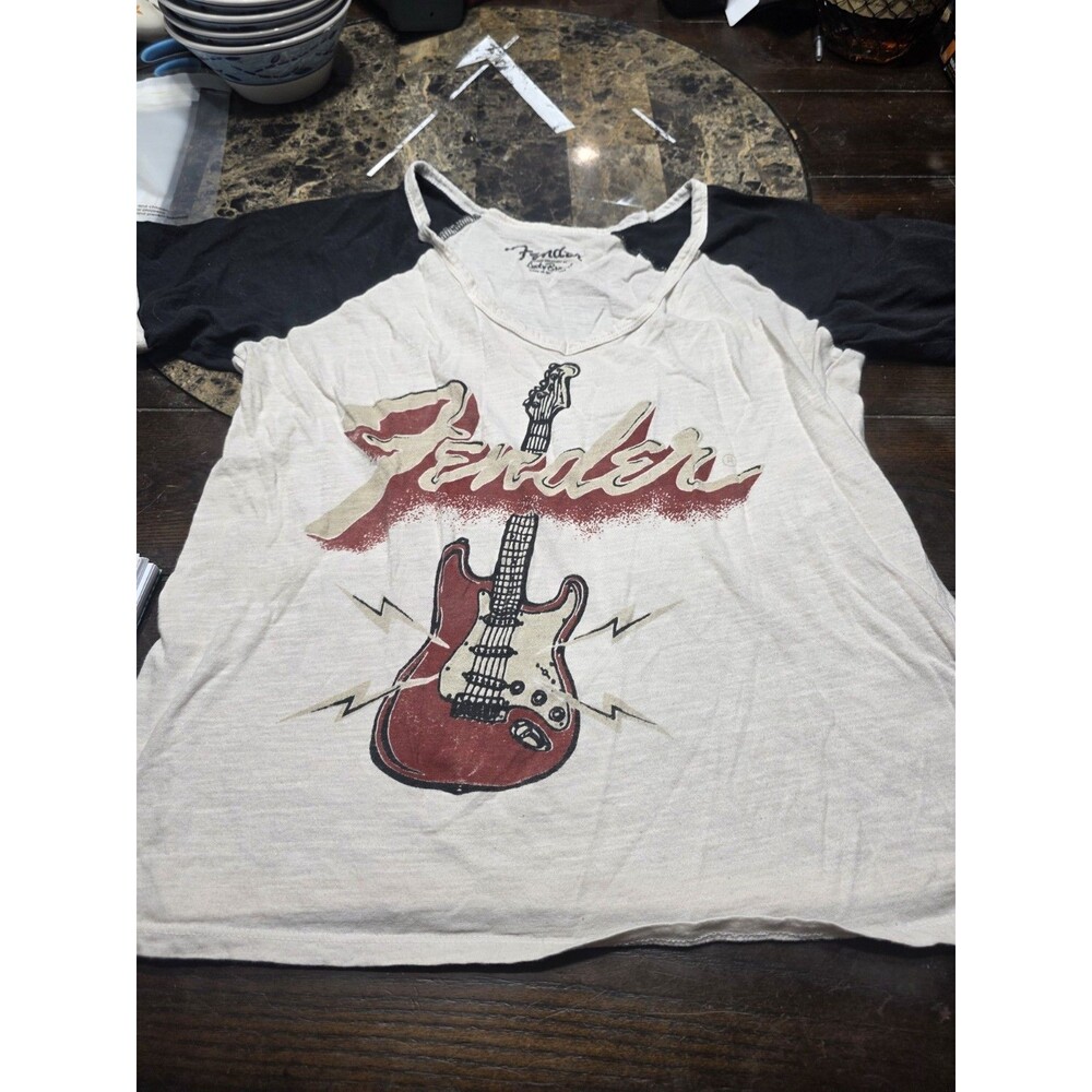 Lucky Brand Womens Medium Baseball style Short sleeve Graphic Tee